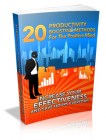 20 Productivity Boosting Methods