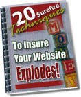 20 Surefire Techniques To Insure Your Website Explodes