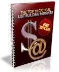 The Top 10 Critical List Building Mistake