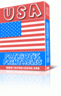 USA Patriotic Printables Coloring Book