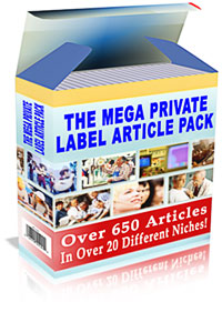 The Mega Private Label Article Pack