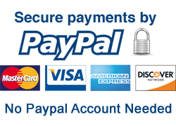 SECURE PAYMENT BY PAYPAL
