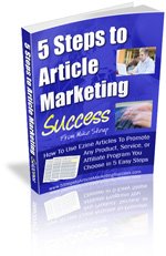 5 Steps To Article Marketing Success