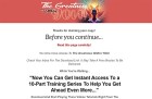 The Greatness Within You Upgrade Package