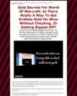 Gold Secrets For World Of Warcraft