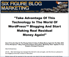 Six Figure Blog Marketing